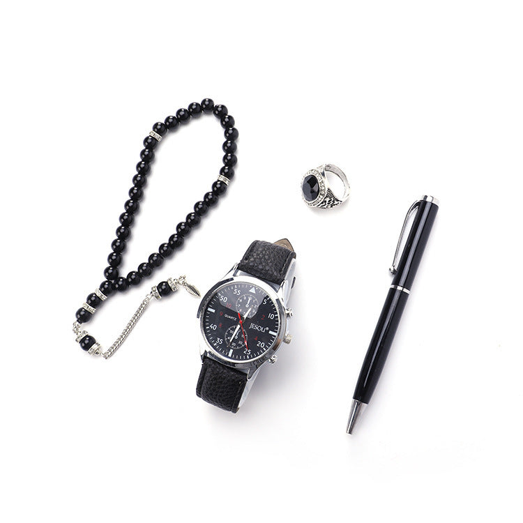 Set Boutique Gift Set Ring Rosary Quartz Watch Pen My Store