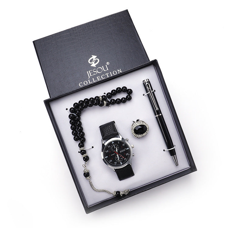 Set Boutique Gift Set Ring Rosary Quartz Watch Pen My Store