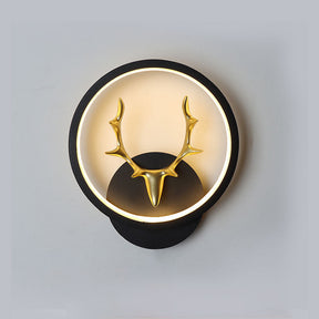 Art Deer Antler Wall Lamp Nordic Remote Control Dimmable Wall Lights My Store