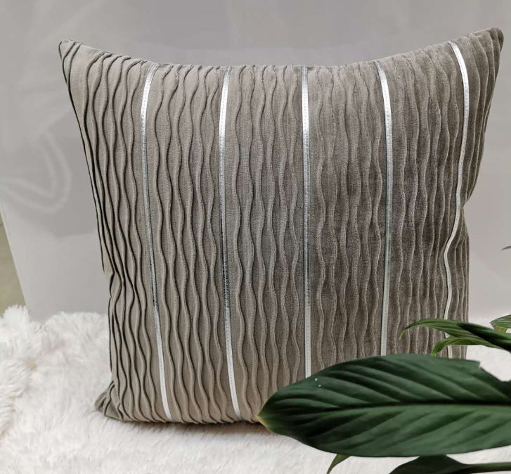 Simple Luxury Striped Velvet Pillow Cover Pillow Cushion Cover Pillow Case Covers for Sofa Flannel Velvet Sofa Cushion Cover My Store