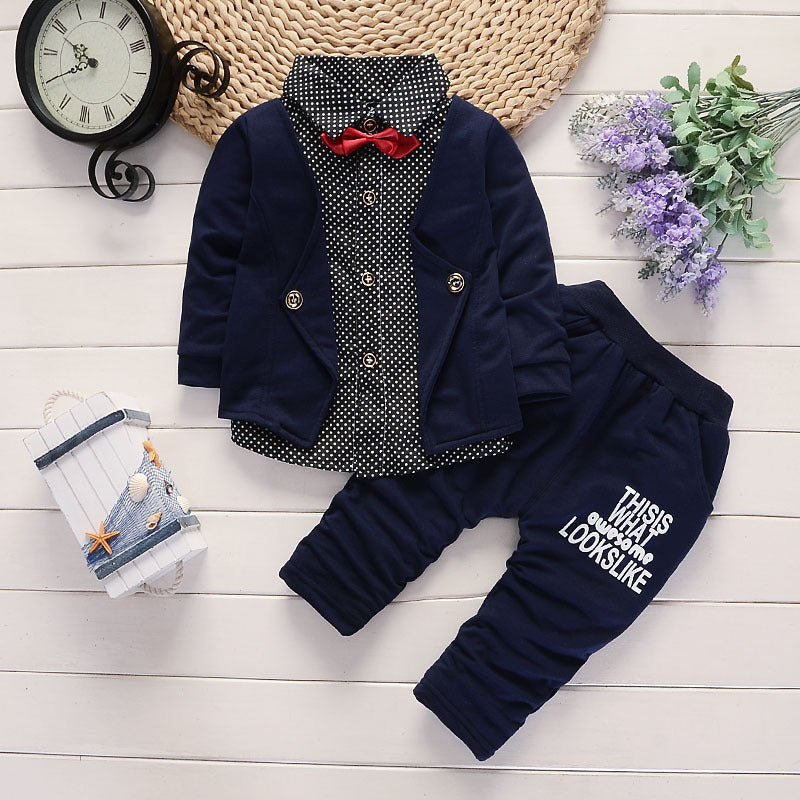 New Design Toddler Boys Casual Suit Set Boys Clothes Set Printed Suit Infant Boys Children Clothing Set My Store