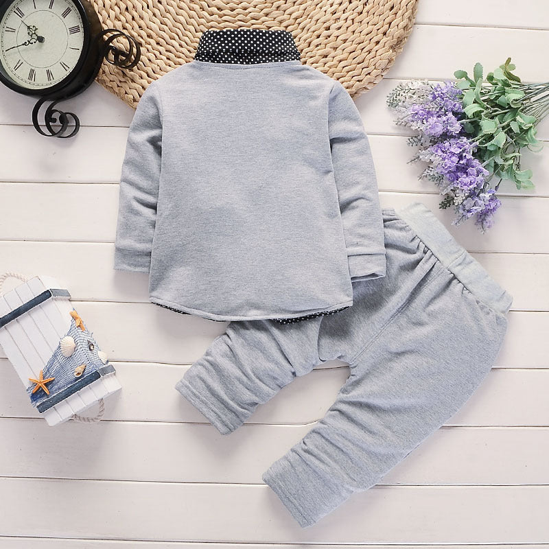 New Design Toddler Boys Casual Suit Set Boys Clothes Set Printed Suit Infant Boys Children Clothing Set My Store