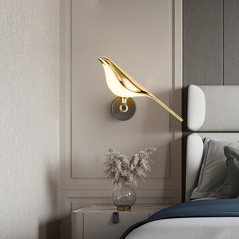 Modern Simplicity LED Wall Lamp Magpie Bird Model Light Sconce Light Indoor Lighting Home Kitchen Bedside Bedroom Living Room My Store