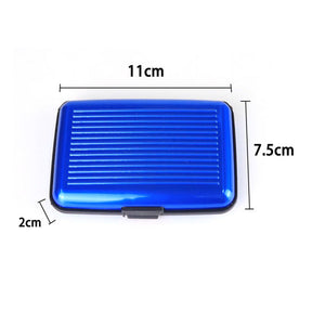 Aluminum Alloy Credit Card Case, Business Card Case, Aluminum Color Card Case, Antimagnetic Bank Card Case, Coin Purse My Store