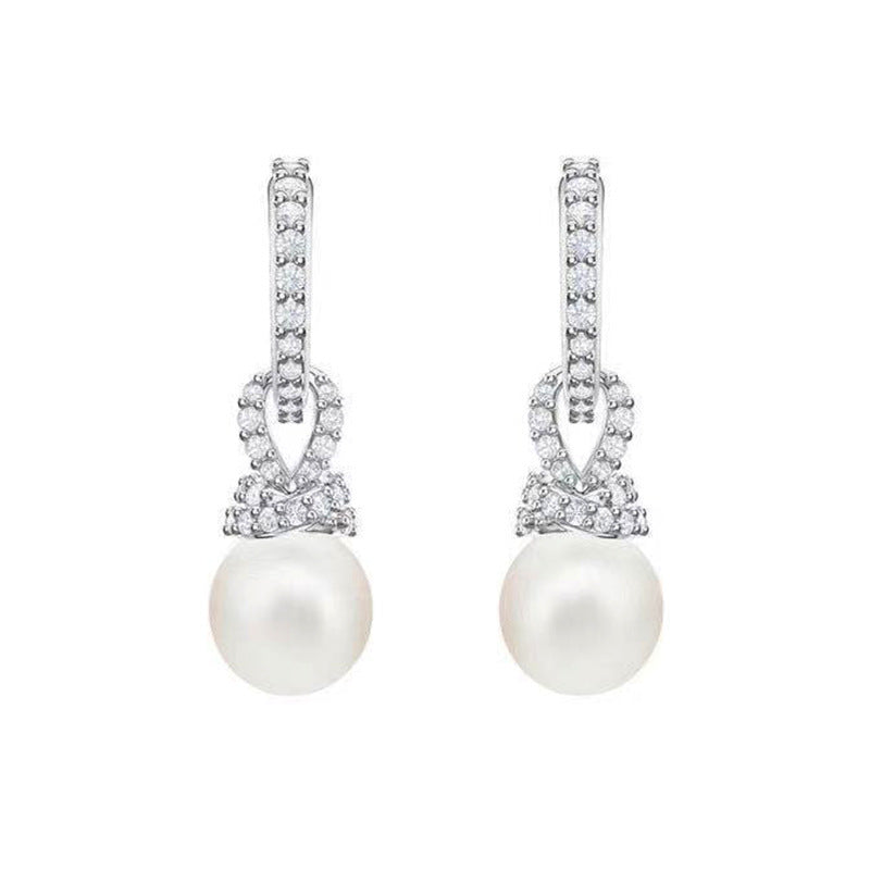 Elegant Temperament, All-Match, A More Elegant And Intellectual Pearl Jewelry With Diamonds My Store