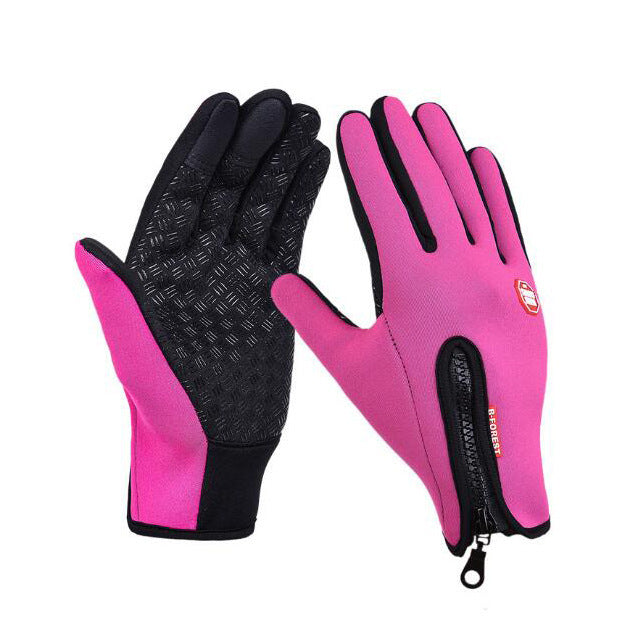 Winter Gloves Touch Screen Riding Motorcycle Sliding Waterproof Sports Gloves With Fleece My Store