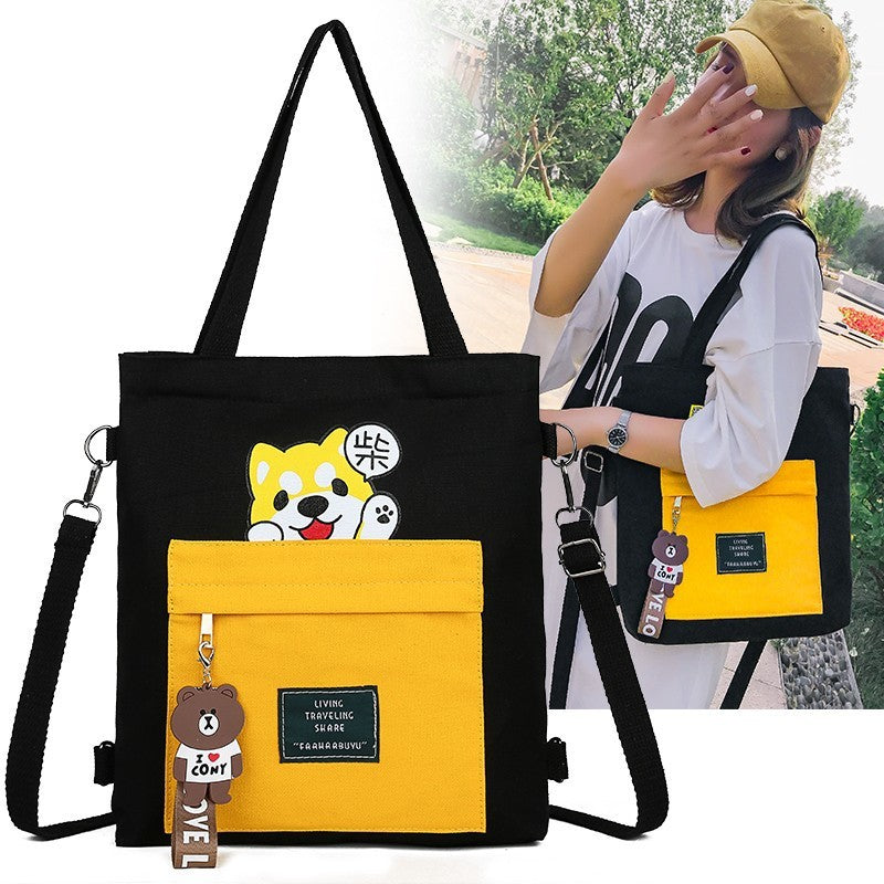 Korean Canvas Messenger Handbag Student Shoulders My Store