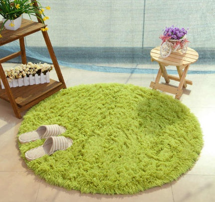 Fluffy Round Rug Carpets For Living Room Decor Faux Fur Carpet Kids Room Long Plush Rugs For Bedroom Shaggy Area Rug Modern Mat My Store