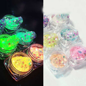 Nail Art Luminous Symphony Glitter Sequin Set My Store