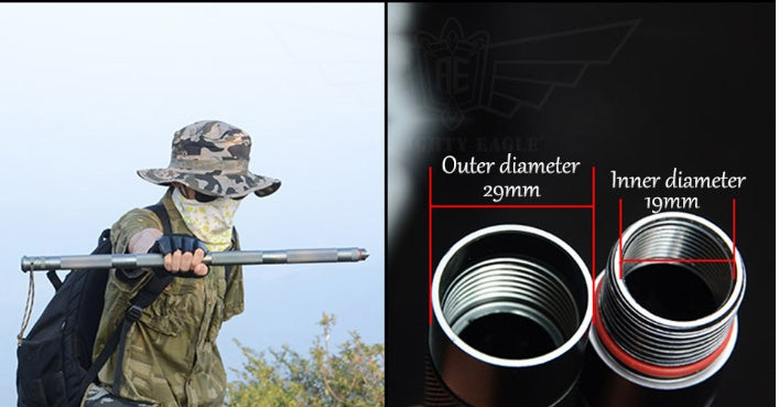 Outdoor Defense Tactical Stick Alpenstock Hiking Camping Equipment Multifunctional Walking Stick My Store