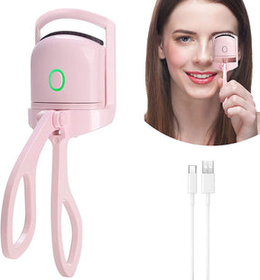 Eyelash Curler Portable Electric Heated Comb Eye Lash Long Lasting Eyelashes Curls Thermal Eyelash Curler Makeup Tools Heated Eyelash Curlers,Rechargeable Electric Eyelash Curler,Handheld Eyelash Heat My Store