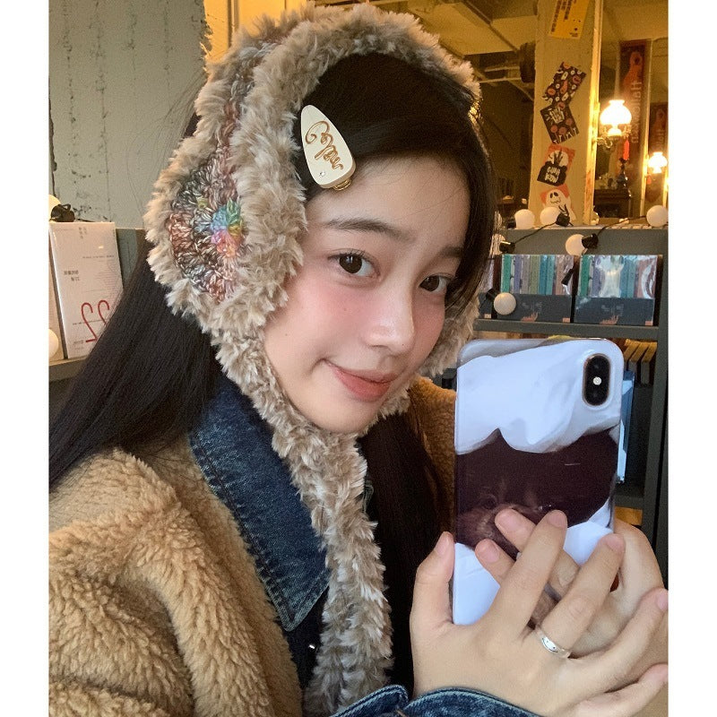 Maillard Vintage Plush Women's Winter Warm Anti-freezing Cute Ear Covers My Store