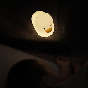 Nordic Cute Lovely Cartoon Dull Duck Led Night Light Silicone USB Charging NightLight Holiday Gifts Kids Room Bedside Bedroom My Store