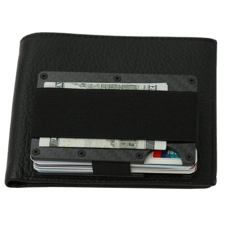 Anti-theft brush anti-scanning metal wallet My Store