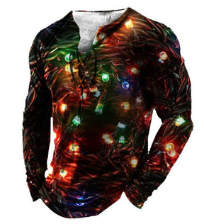 European And American Sports Long Sleeved Men's Print My Store