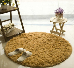 Fluffy Round Rug Carpets For Living Room Decor Faux Fur Carpet Kids Room Long Plush Rugs For Bedroom Shaggy Area Rug Modern Mat My Store