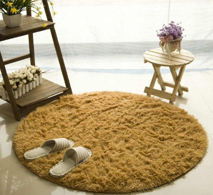 Fluffy Round Rug Carpets For Living Room Decor Faux Fur Carpet Kids Room Long Plush Rugs For Bedroom Shaggy Area Rug Modern Mat My Store