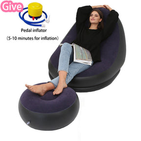 Lazy Bean Bag with Inflatable Folding Sofa My Store