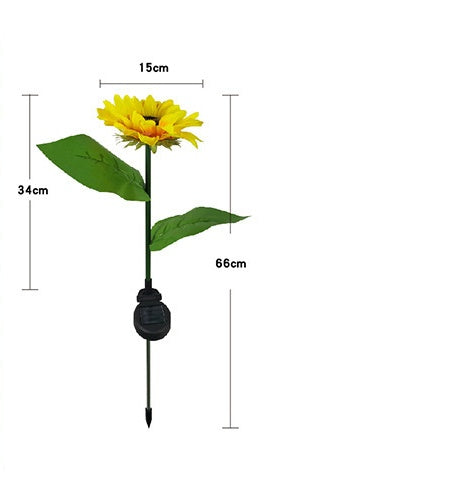 LED Solar Sunflower Lamps Solar Light Decorative Lights My Store