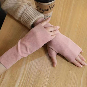 Thermal Gloves Women's Self-heating Dralon Fingerless Gloves My Store