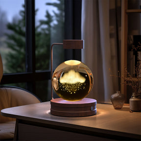 Crystal Ball Cosmic Dinosaur Indoor Night Light USB Power Warm Bedside Light Birthday Gift Night Lamp My Store