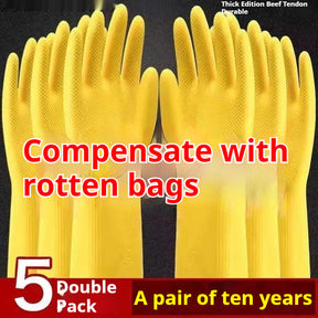 Dishwashing Gloves Thickened Rubber Latex Labor Gloves My Store