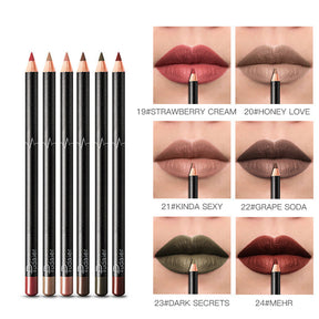 36 Color Lip Liner Waterproof Non-smudge Nude Color My Store