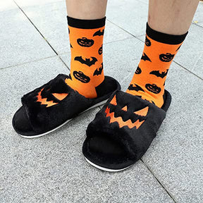 Halloween Shoes Winter Cute Warm Home Slippers Women My Store