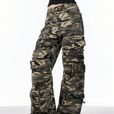 Retro Design Camouflage Cargo Pants Women My Store