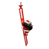 Climbing Ladder Electric Santa Claus Climbing Red Ladder Doll Toy My Store