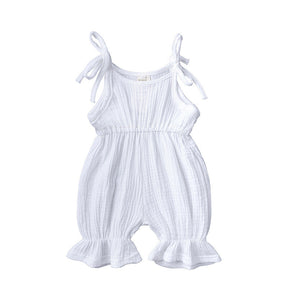 New Arrivals Newborn Toddler Baby Girls Sleeveless Solid Romper Jumpsuit Outfit My Store