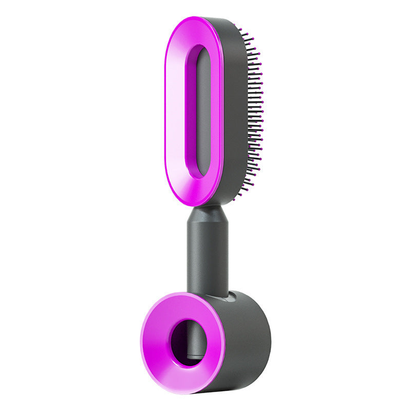 Self Cleaning Hair Brush For Women One-key Cleaning Hair Loss Airbag Massage Scalp Comb Anti-Static Hairbrush My Store