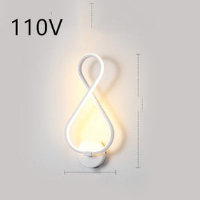 led wall lamp nordic minimalist bedroom bedside lamp My Store