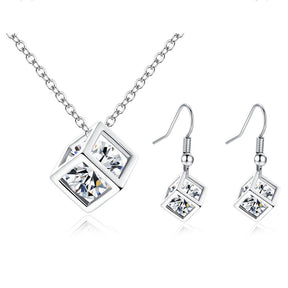 Water cube zircon set My Store