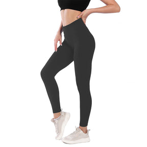 Women's High Waist Belly Contracting Warm Yoga Sports Leggings My Store