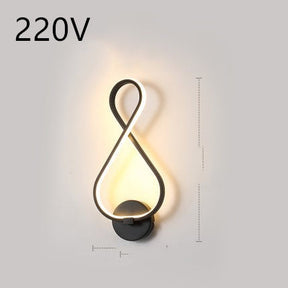 led wall lamp nordic minimalist bedroom bedside lamp My Store