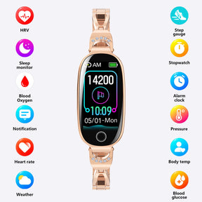 Women's Smart Watch Non-invasive Blood Glucose Menstrual Reminder My Store