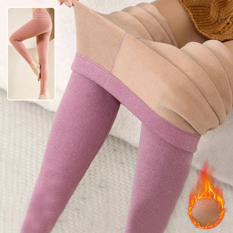 Warm Cashmere Leggings Winter Solid Slim Pants Fashion Trousers For Women Clothing My Store