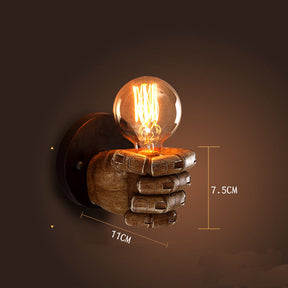 Fist resin wall lamp creates decorative wall lamp My Store