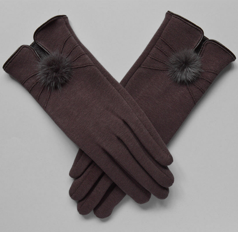 Women's Winter Warm Spun Velvet Gloves My Store