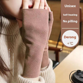 Thermal Gloves Women's Self-heating Dralon Fingerless Gloves My Store