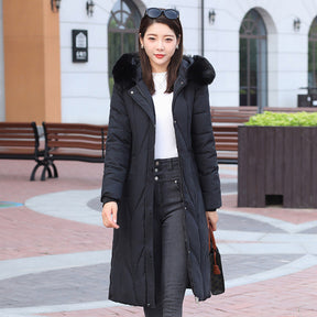 Women's Cotton-padded Coat Fashion Waist-controlled Thickened My Store