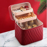 Large Capacity Korean Style Portable Cosmetics Storage Box Travel Wash Cosmetic Case My Store