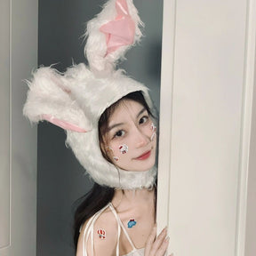 Rabbit Ear Headgear Hat New Year Day Photo Props My Store