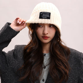 Knitted Hat Winter Warm Pile Heap Cap Men My Store