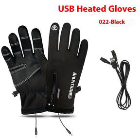 USB Electric Heating Heating Gloves Winter Outdoors Sports Skiing Warm Waterproof Non-slip My Store