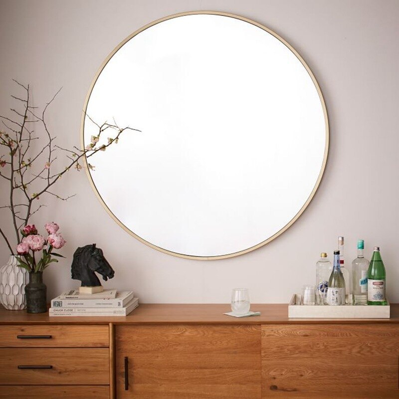 Bathroom wall bathroom mirror wall hanging decorative mirror My Store