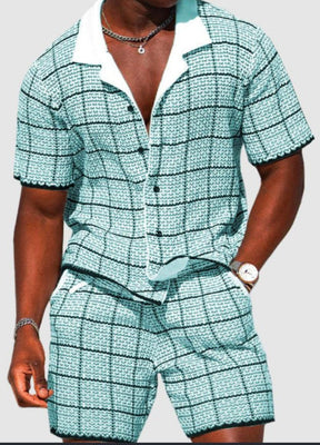 Men's 3D Digital Printing Shirt Outfit Set My Store