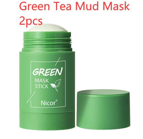 Cleansing Green Tea Mask Clay Stick Oil Control Anti-Acne Whitening Seaweed Mask Skin Care My Store