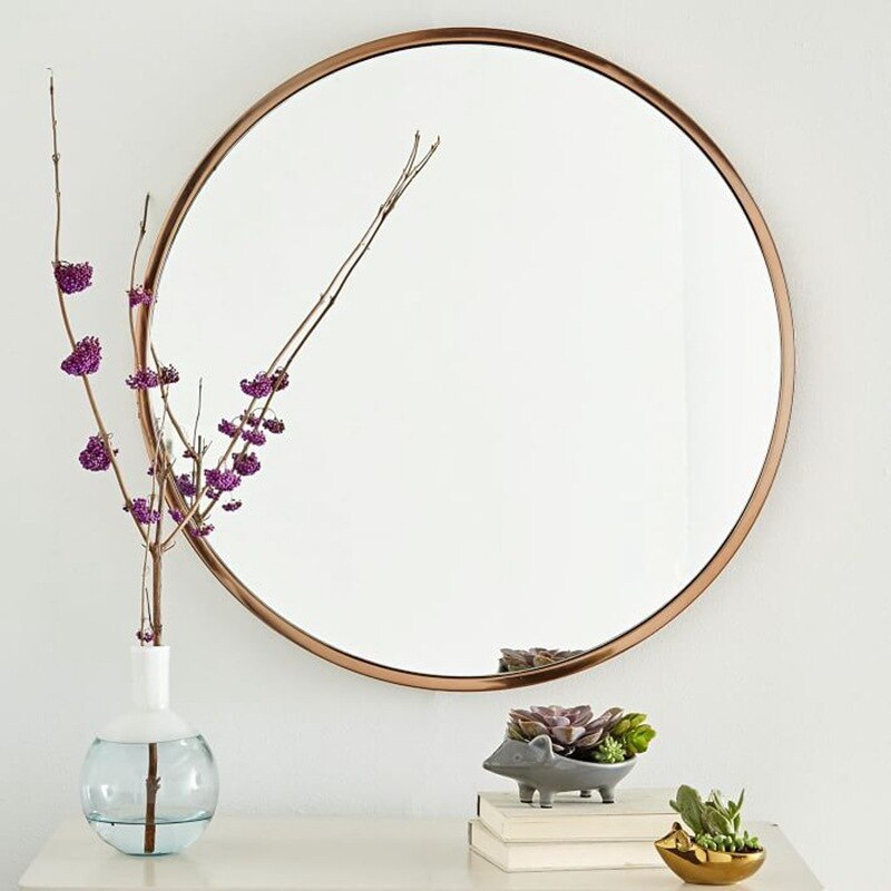 Bathroom wall bathroom mirror wall hanging decorative mirror My Store